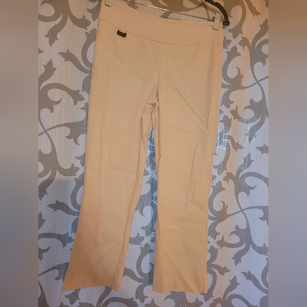 Peck & Peck Women's Beige Boot Cut Pants